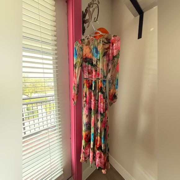 Sundance Multicolor Sheer Dress - Picture 7 of 10